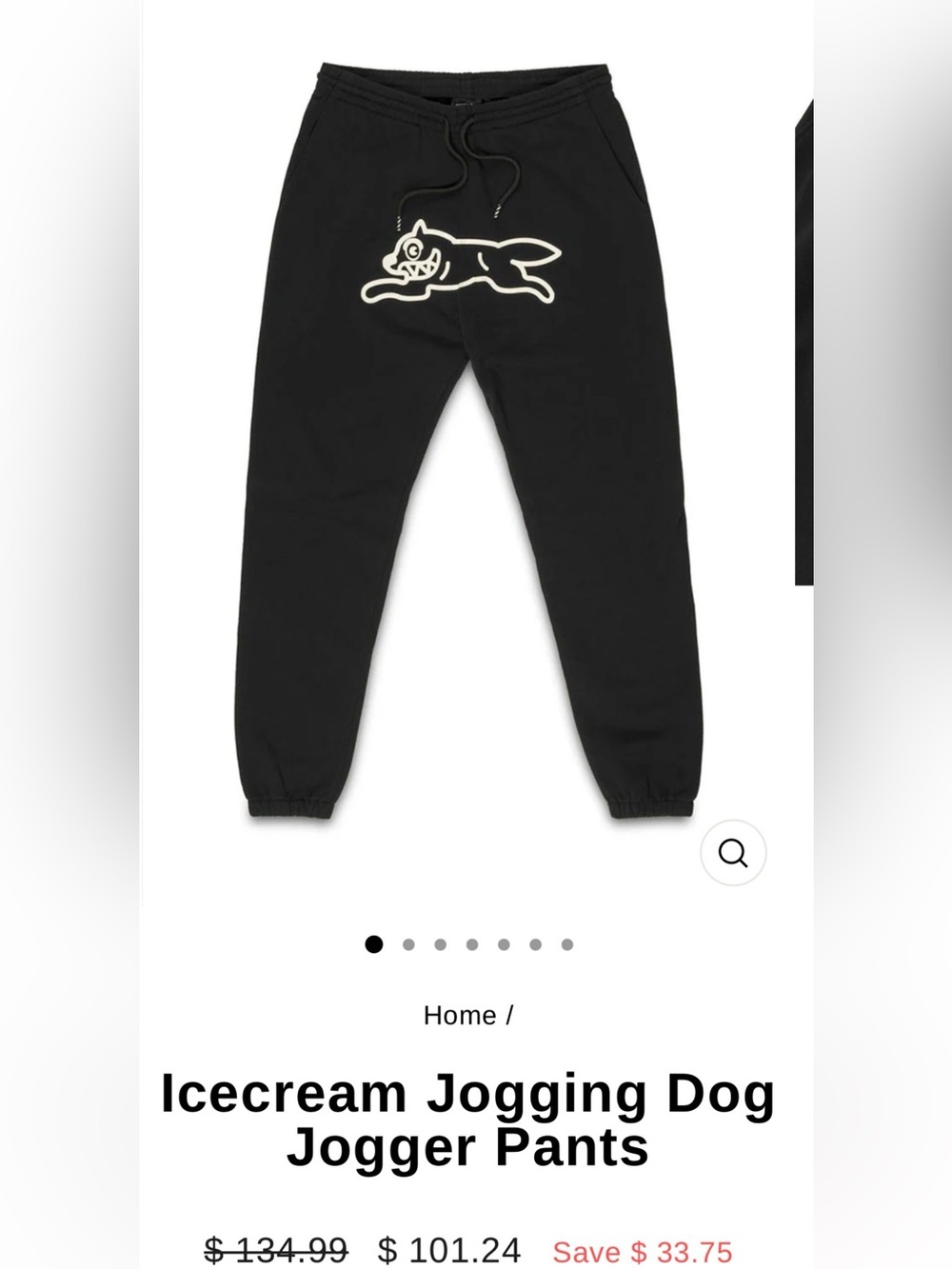 Icecream Jogging Dog Jogger Pants